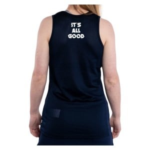 Neon-Nike Womens FLASH SINGLET (W) Obsidian-White