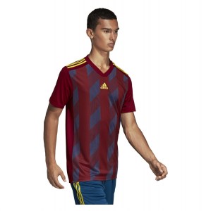 Adidas Striped 19 Short Sleeve Shirt