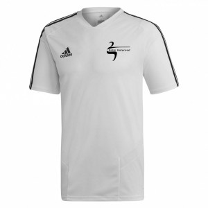 Adidas Tiro 19 Training Tee White-Black