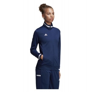 Adidas Womens Team 19 Track Jacket (w) Team Navy Blue-White