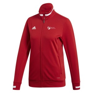 Adidas Womens Team 19 Track Jacket (w) Power Red-White