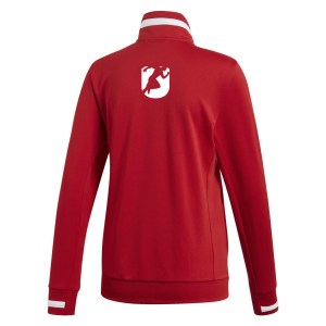 Adidas Womens Team 19 Track Jacket (w) Power Red-White