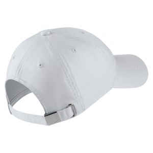 Nike Youth H86 CAP METAL SWOOSH White-Metallic Silver