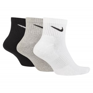 Nike Everyday Cushion Ankle Training Socks (3 Pair) Multi-Color