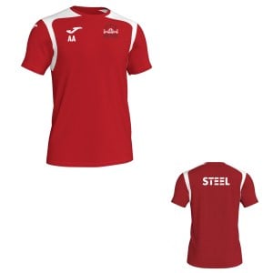 Joma Champion V Short Sleeve Shirt Red-White