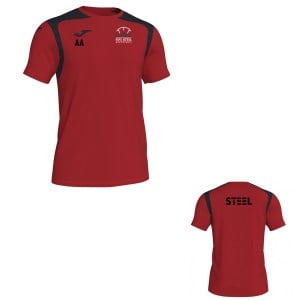 Joma Champion V Short Sleeve Shirt Red-Black