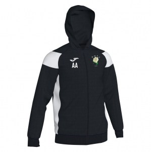 Joma Crew III Zip hoodie Black-White