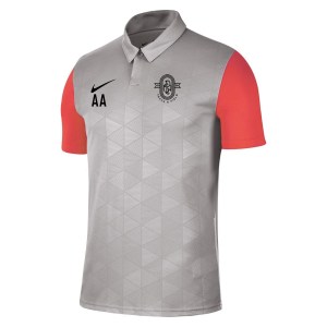 Nike Dri-FIT Trophy IV Short Sleeve Jersey Pewter Grey-Bright Crimson-Black