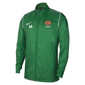 Nike Park 20 Repel Rain Jacket Pine Green-White-White