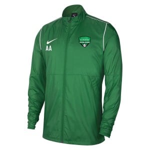 Nike Repel Park 20  Rain Jacket Pine Green-White-White