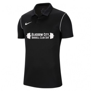 Nike Dri-fit Park 20 Polo Black-White-White