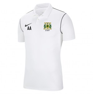 Nike Dri-fit Park 20 Polo White-Black-Black