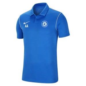 Nike Dri-fit Park 20 Polo Royal Blue-White-White