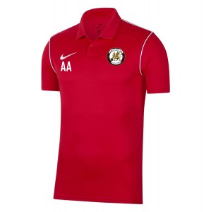 Nike Dri-fit Park 20 Polo University Red-White-White