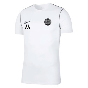 Nike Park 20 Short Sleeve Training Tee White-Black-Black