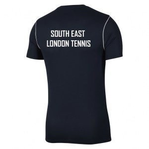 Nike Park 20 Short-Sleeve Training Tee Obsidian-White-White
