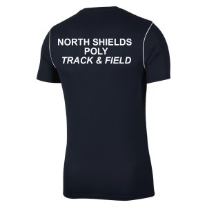 Nike Park 20 Short-Sleeve Training Tee Obsidian-White-White