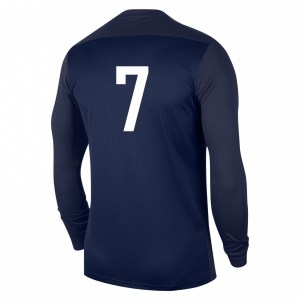 Nike Park VII Dri-FIT Long Sleeve Football Shirt Midnight Navy-White