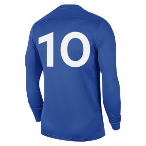 Nike Park VII Dri-FIT Long Sleeve Football Shirt Royal Blue-White