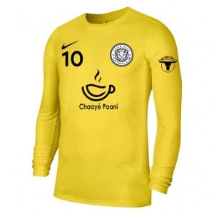 Nike Park VII Dri-FIT Long Sleeve Football Shirt Tour Yellow-Black