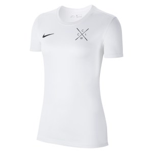 Nike Womens Park VII Dri-FIT Short Sleeve Shirt (W) White-Black