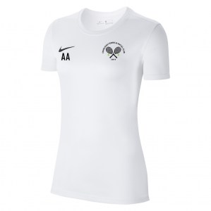 Nike Womens Park VII Dri-FIT Short Sleeve Shirt (W) White-Black