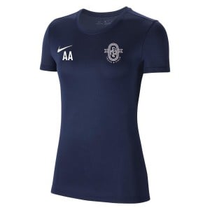 Nike Womens Park VII Dri-FIT Short Sleeve Shirt (W) Midnight Navy-White