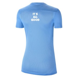 Nike Womens Park VII Dri-FIT Short Sleeve Shirt (W) University Blue-White