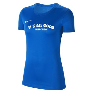 Nike Womens Park VII Dri-FIT Short Sleeve Shirt (W) Royal Blue-White