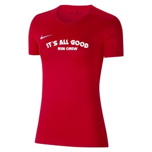 Nike Womens Park VII Dri-FIT Short Sleeve Shirt (W) University Red-White