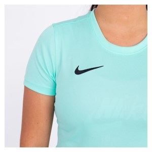 Nike Womens Park VII Dri-FIT Short Sleeve Shirt (W) Hyper Turq-Black