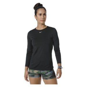 Nike Womens Pro Long Sleeve Mesh Top