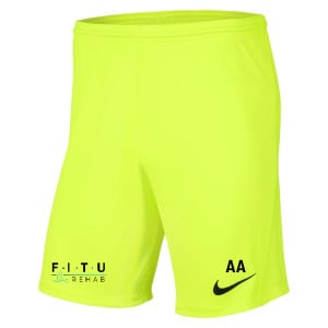 Nike Park III Shorts Volt-Black