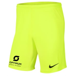 Nike Park III Shorts Volt-Black