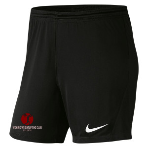 Nike Womens Park III Shorts (W) Black-White