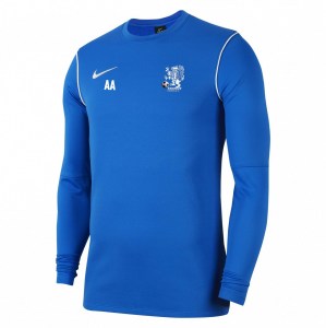 Nike Dri-FIT Park 20 Crew Top Royal Blue-White-White