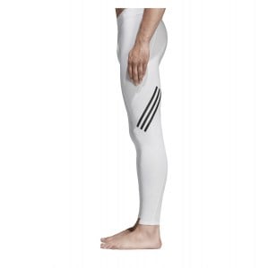 Adidas-LP Alphaskin Sport+ Long 3-stripes Tights White