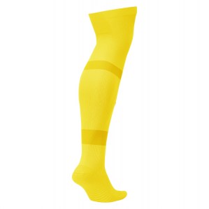 Nike Dri-FIT MatchFit Over-the-Calf Socks Tour Yellow-University Gold-Black