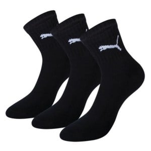 Puma Short Crew Socks (3 Pairs) Black