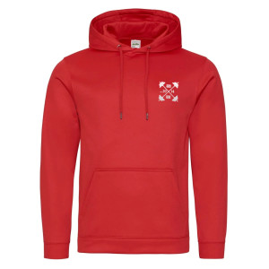 Sports Hoodie Fire Red