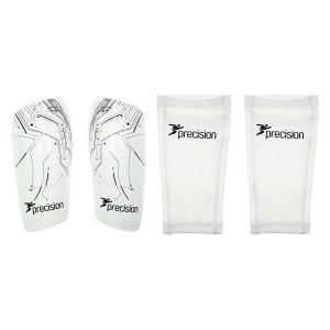 Precision Pro Matrix Shinguards White-Black