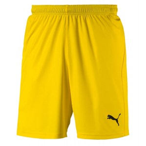 Puma Liga Core Shorts Cyber Yellow-Black