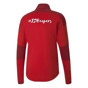 Puma Goal Training 1/4 Zip Midlayer Red-Chili Pepper