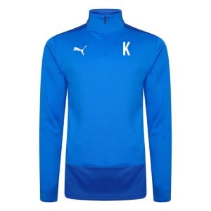 Puma Goal Training 1/4 Zip Midlayer Electric Blue-Team Power Blue