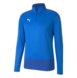 Puma Goal Training 1/4 Zip Midlayer Electric Blue-Team Power Blue