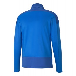 Puma Goal Training 1/4 Zip Midlayer Electric Blue-Team Power Blue