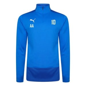 Puma Goal Training 1/4 Zip Midlayer Electric Blue-Team Power Blue