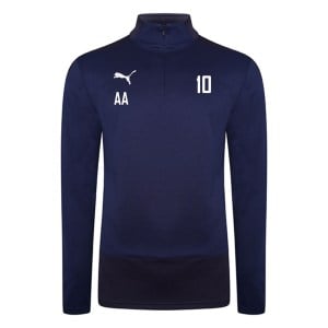 Puma Goal Training 1/4 Zip Midlayer Peacoat-New Navy