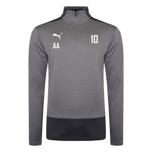 Puma Goal Training 1/4 Zip Midlayer Grey-Asphalt