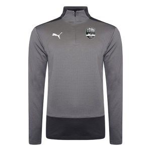 Puma Goal Training 1/4 Zip Midlayer Grey-Asphalt